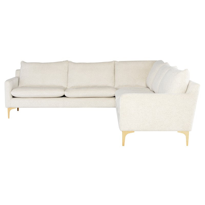 Nuevo - HGSC845 - L Sectional - Anders - Coconut