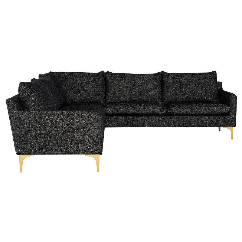 Nuevo - HGSC846 - L Sectional - Anders - Salt & Pepper