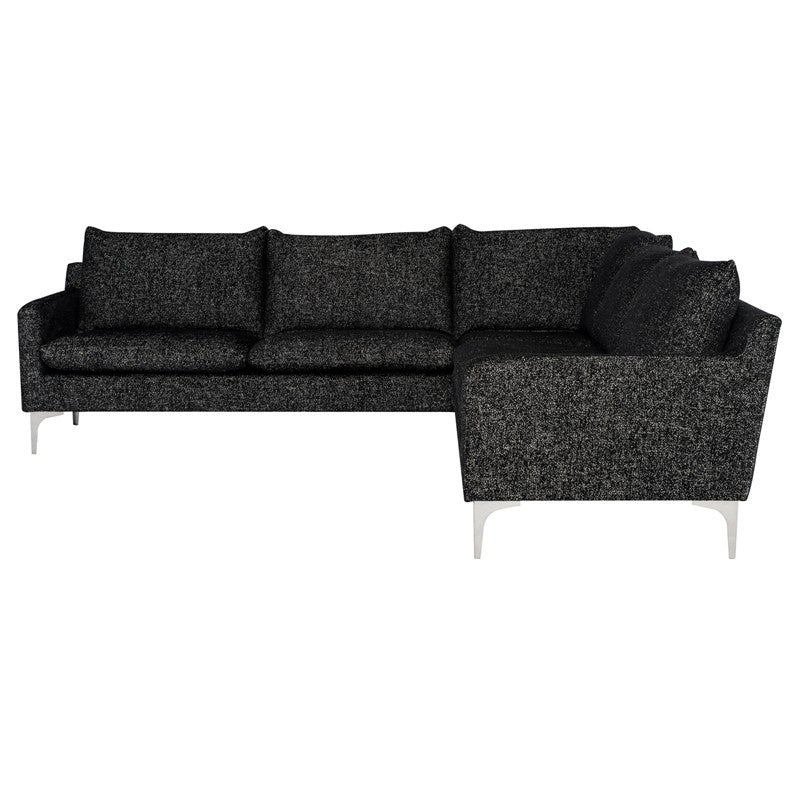 Nuevo - HGSC848 - L Sectional - Anders - Salt & Pepper