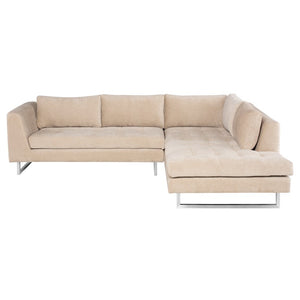 Nuevo - HGSC857 - Sectional - Janis - Almond