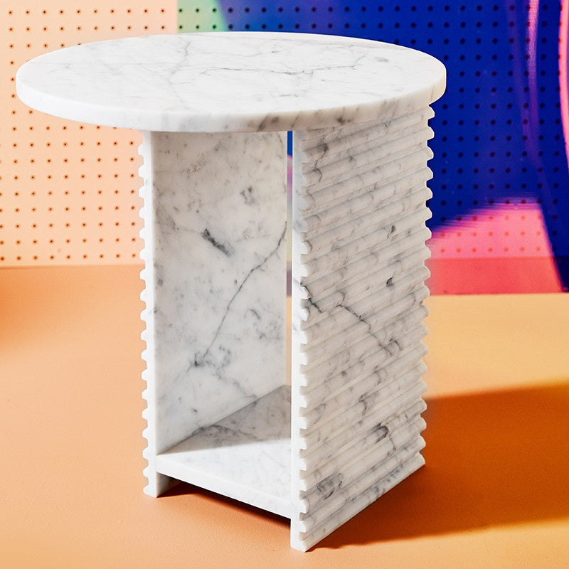 Nuevo - HGVI114 - Side Table - Mya - Bianco