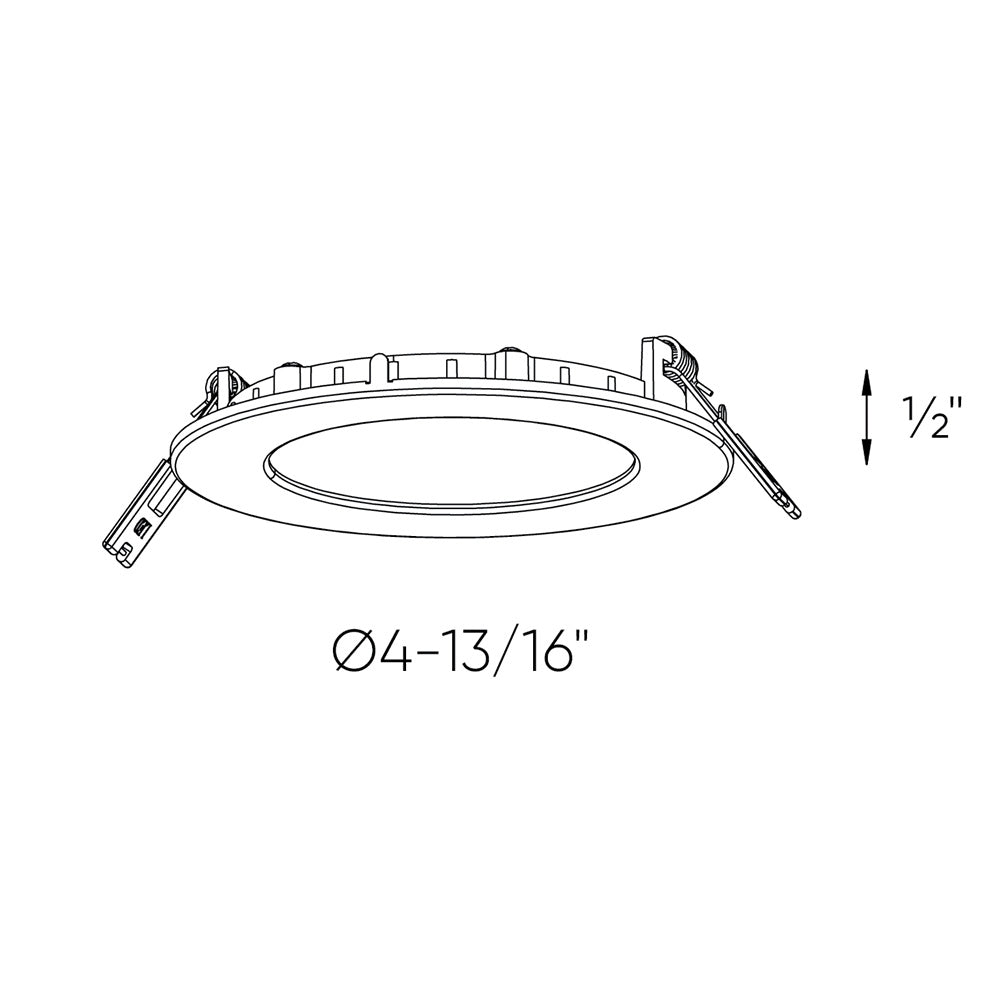 Dals - 2004-WH - LED Recessed Panel Light - White