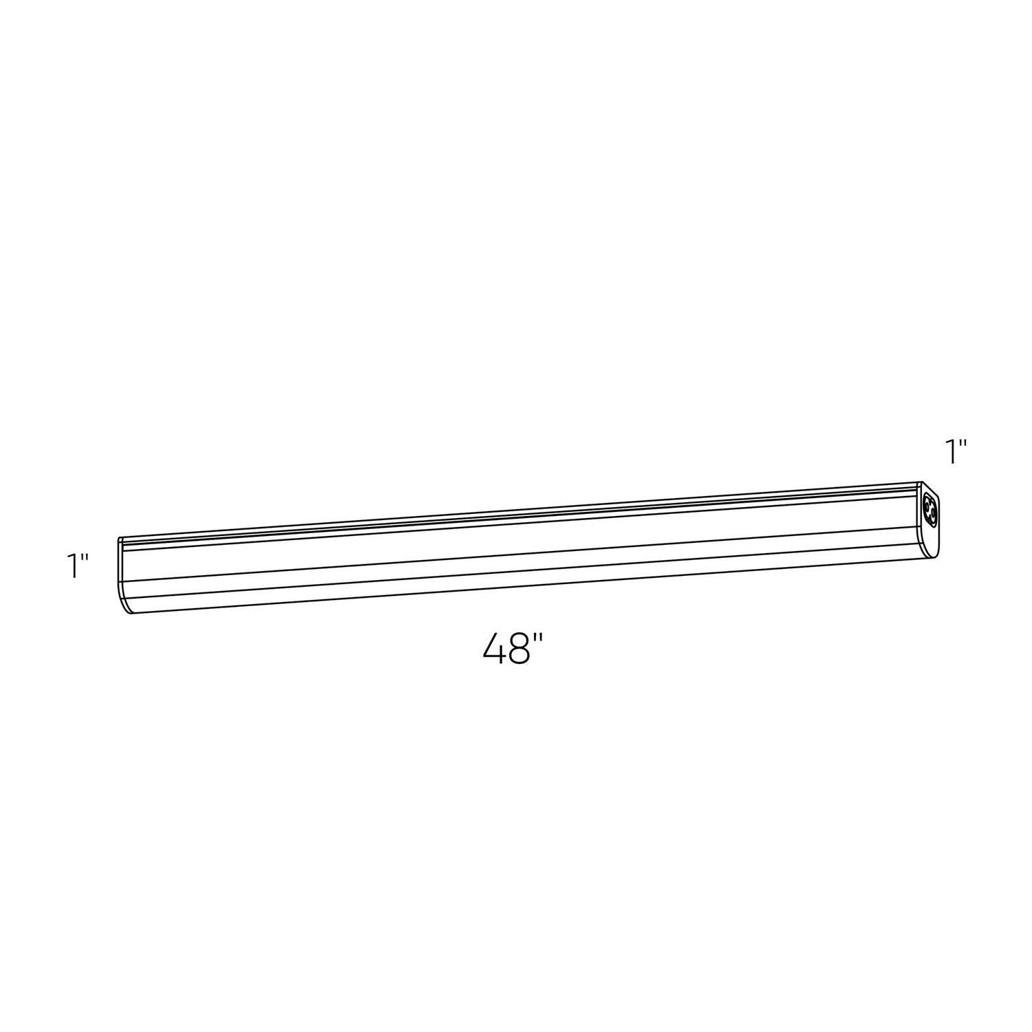 Dals - 6048CC - LED Multi Cct Linear - Sand Blasted Aluminum