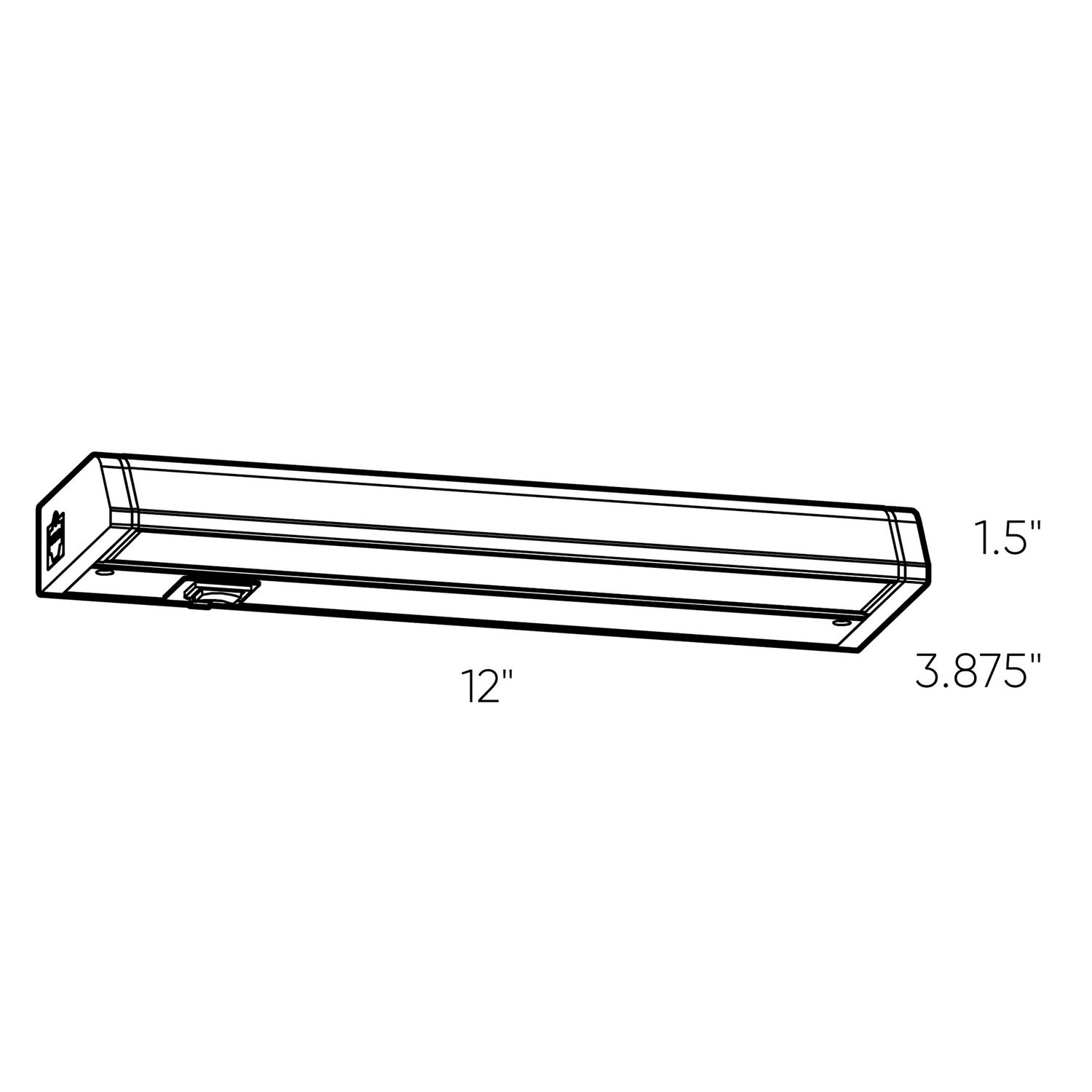 Dals - 9012CC-WH - Under Cabinet Linear - White