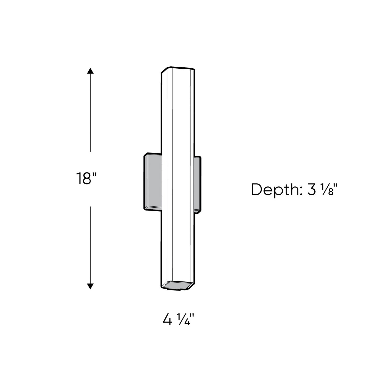 Dals - LEDVAN001-CC-18SN - LED Vanity - Noble - SN
