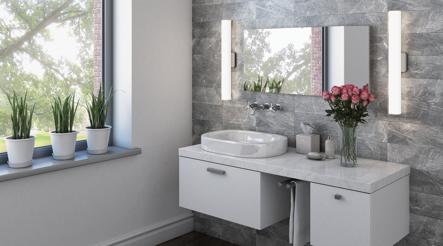Dals - LEDVAN001-CC-24SN - LED Vanity - Noble - SN