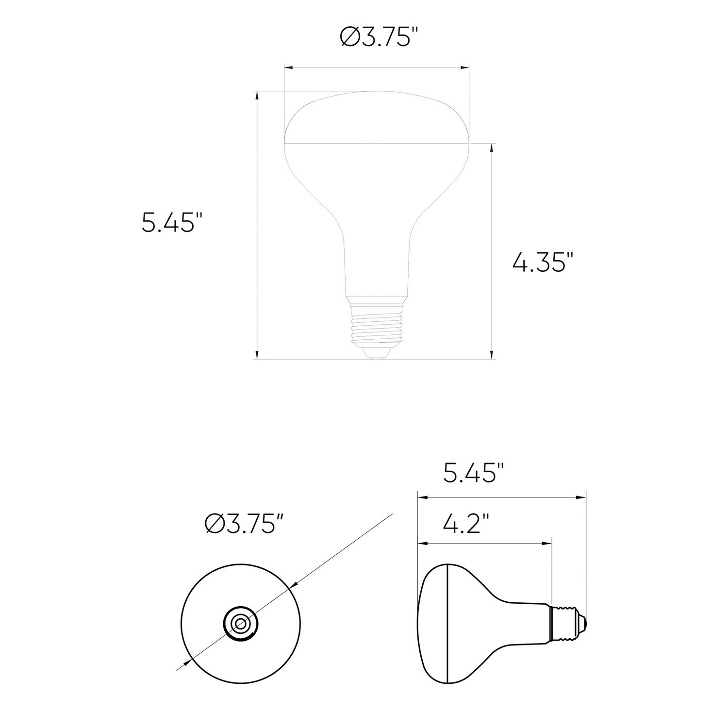 Dals - SM-BLBBR30 - Light Bulb - White