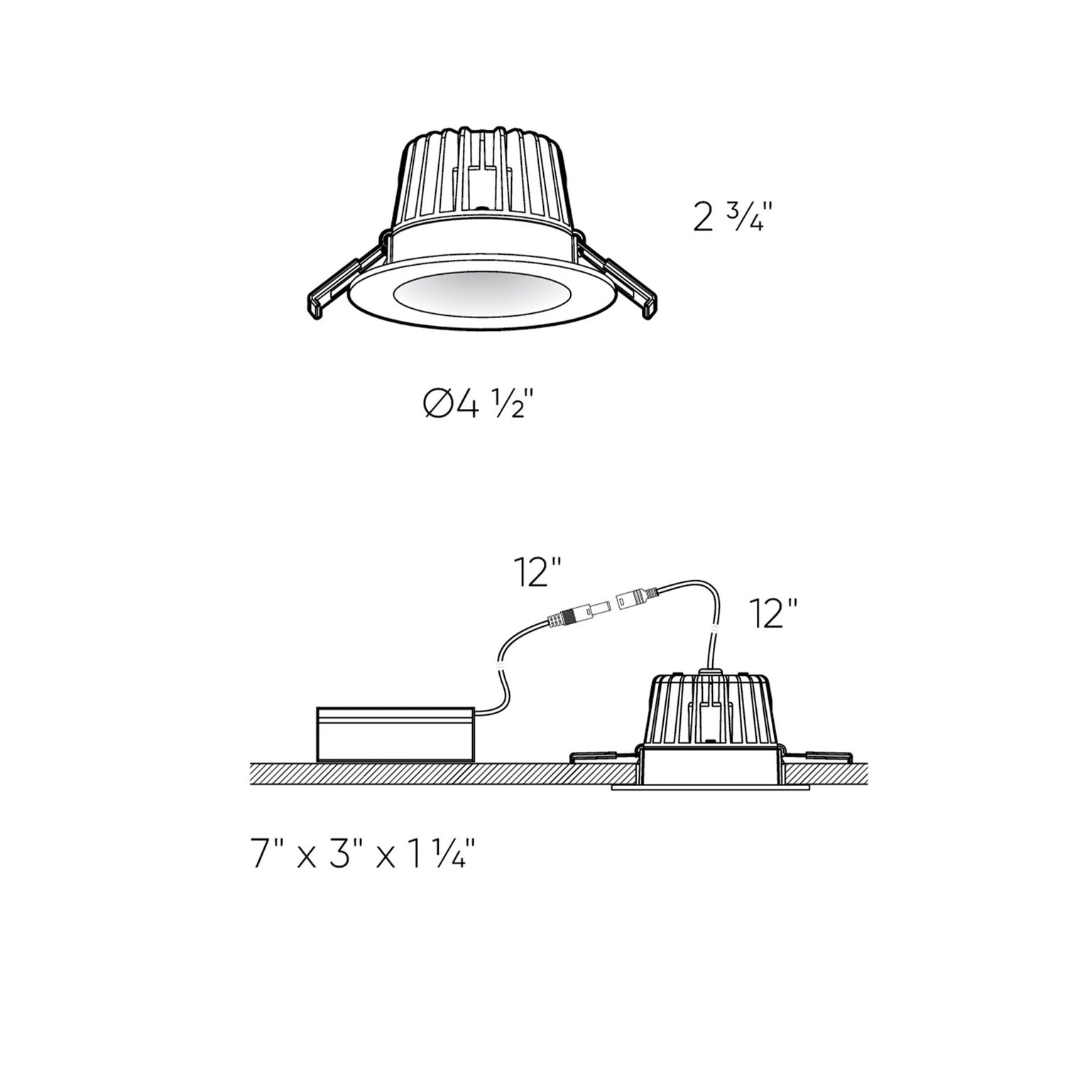 Dals - SM-RGR4WH - Smart Regressed Light - White