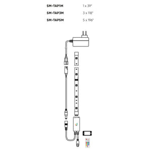 Dals - SM-TAP5M - Wifi Tape Kits - White