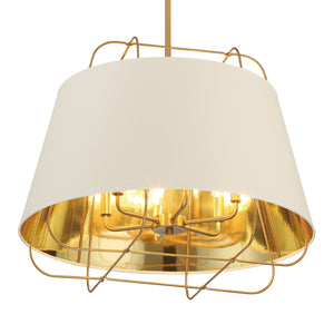 Eurofase - 38145-018 - Six Light Pendant - Tura - Brass