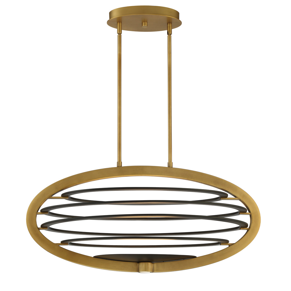 Eurofase - 38153-013 - LED Chandelier - Ombra - Brass/Black