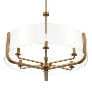 Eurofase - 38155-017 - Six Light Chandelier - Campisi - Brass