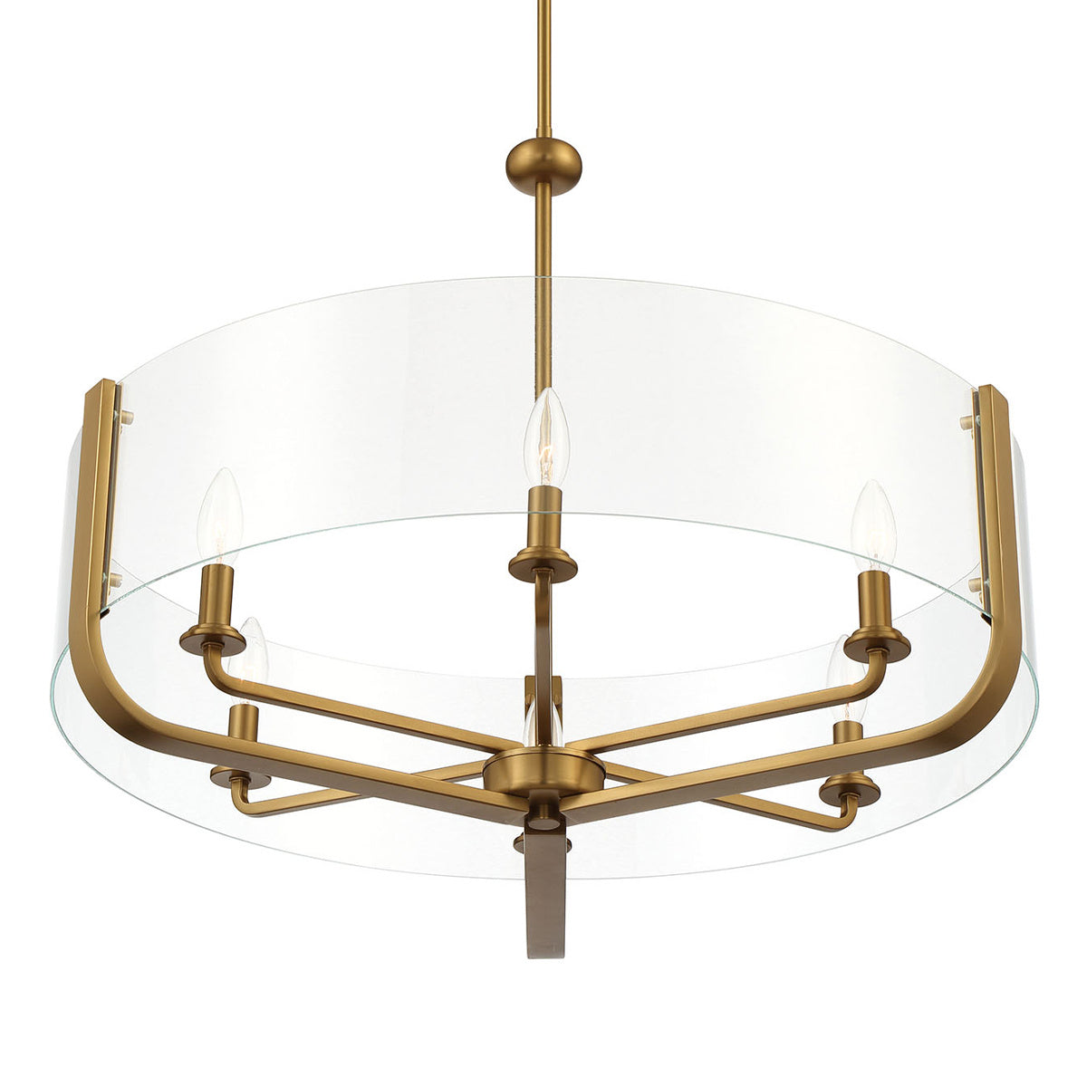 Eurofase - 38155-017 - CAMPISI-CHD-6LT-28IN-GD-CL - CAMPISI - Gold