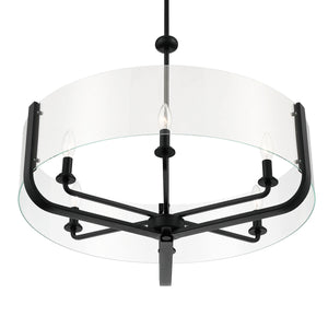 Eurofase - 38155-031 - CAMPISI-CHD-6LT-28IN-BK-CL - CAMPISI - Black