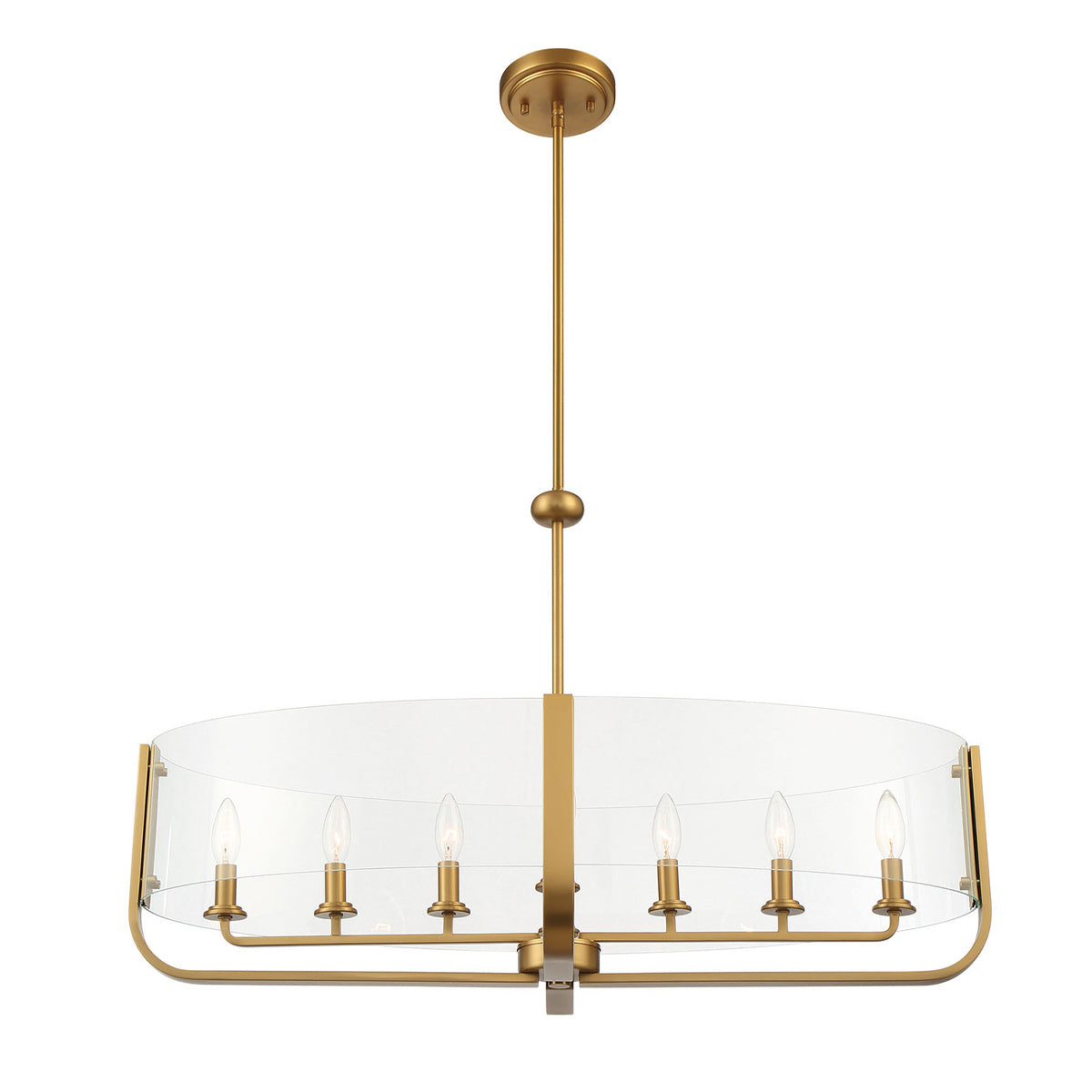 Eurofase - 38157-011 - Eight Light Chandelier - Campisi - Brass