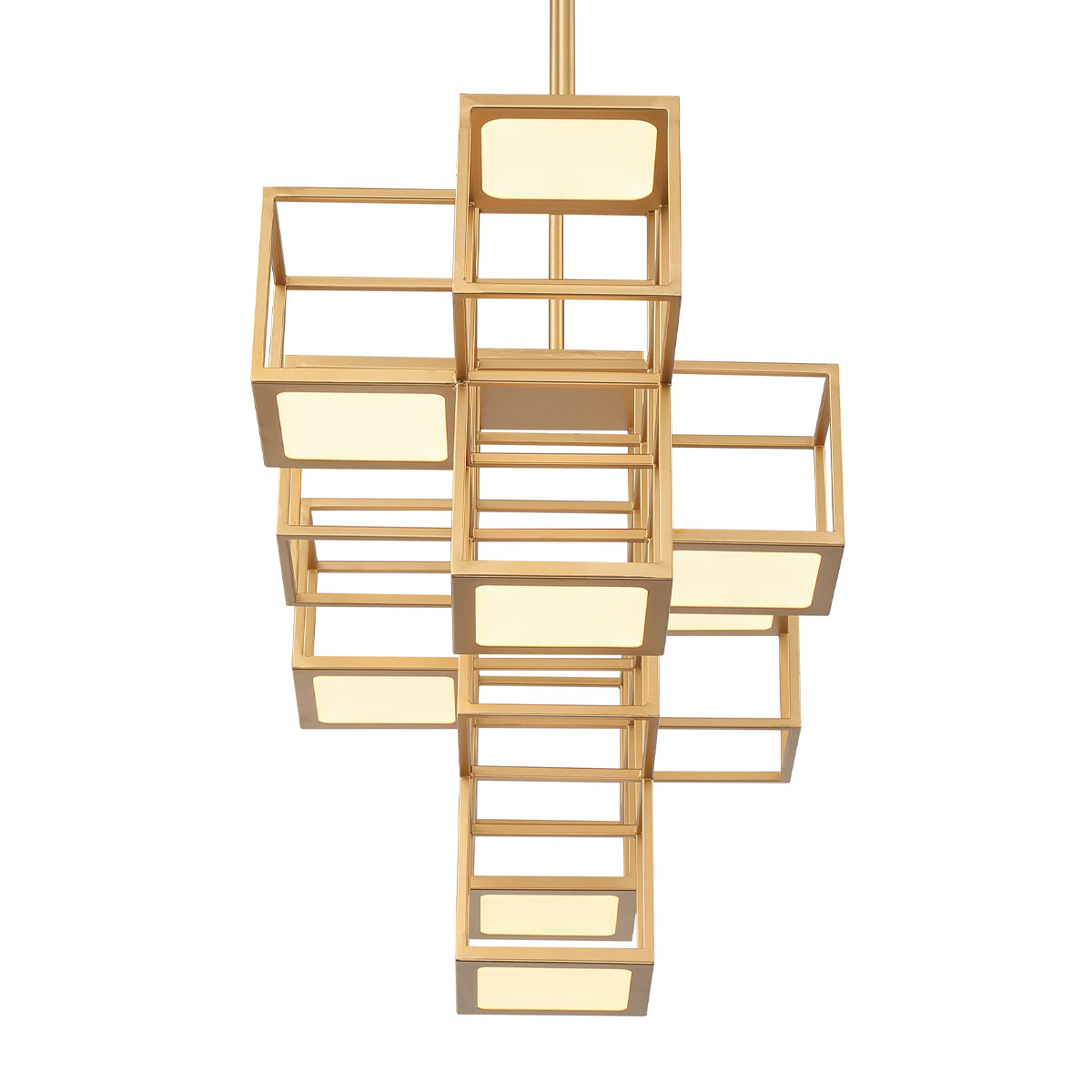 Eurofase - 38258-015 - FERRO,9LT LINEAR LED CHA,GLD - FERRO - Gold