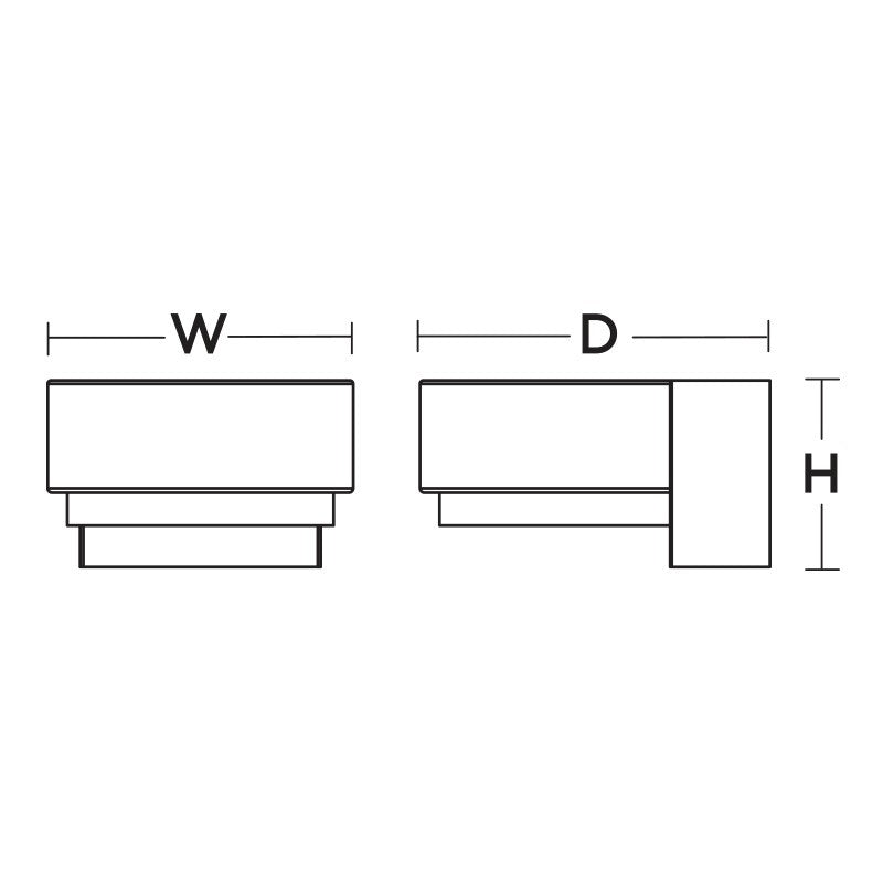 AFX Lighting - ELMW0704LAJD2BK - LED Outdoor Wall Sconce - Elm - Black