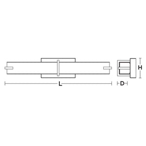 AFX Lighting - MLRV3805LAJD1SN - LED Vanity - Miller - Satin Nickel