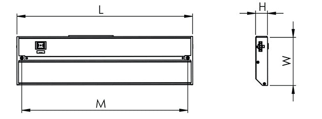 AFX Lighting - NLLP2-09WH - LED Undercabinet - Noble Pro 2 - White