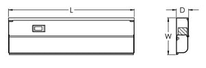 AFX Lighting - T5L2-18RWH - LED Undercabinet - T5L 2 - White