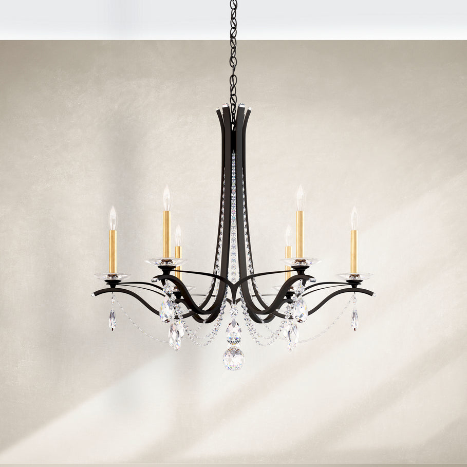 Schonbek - VA8336N-51H - Six Light Chandelier - Vesca - Black