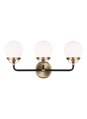 Visual Comfort Studio - 4487903EN-848 - Three Light Wall / Bath - Cafe - Satin Brass