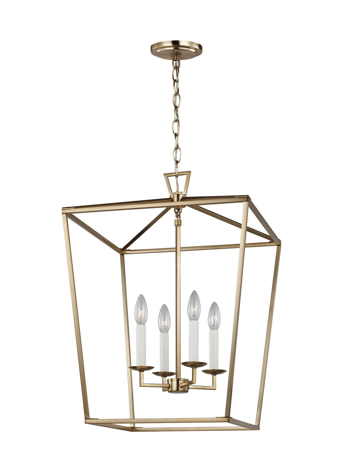 Visual Comfort Studio - 5392604EN-848 - Four Light Lantern - Dianna - Satin Brass