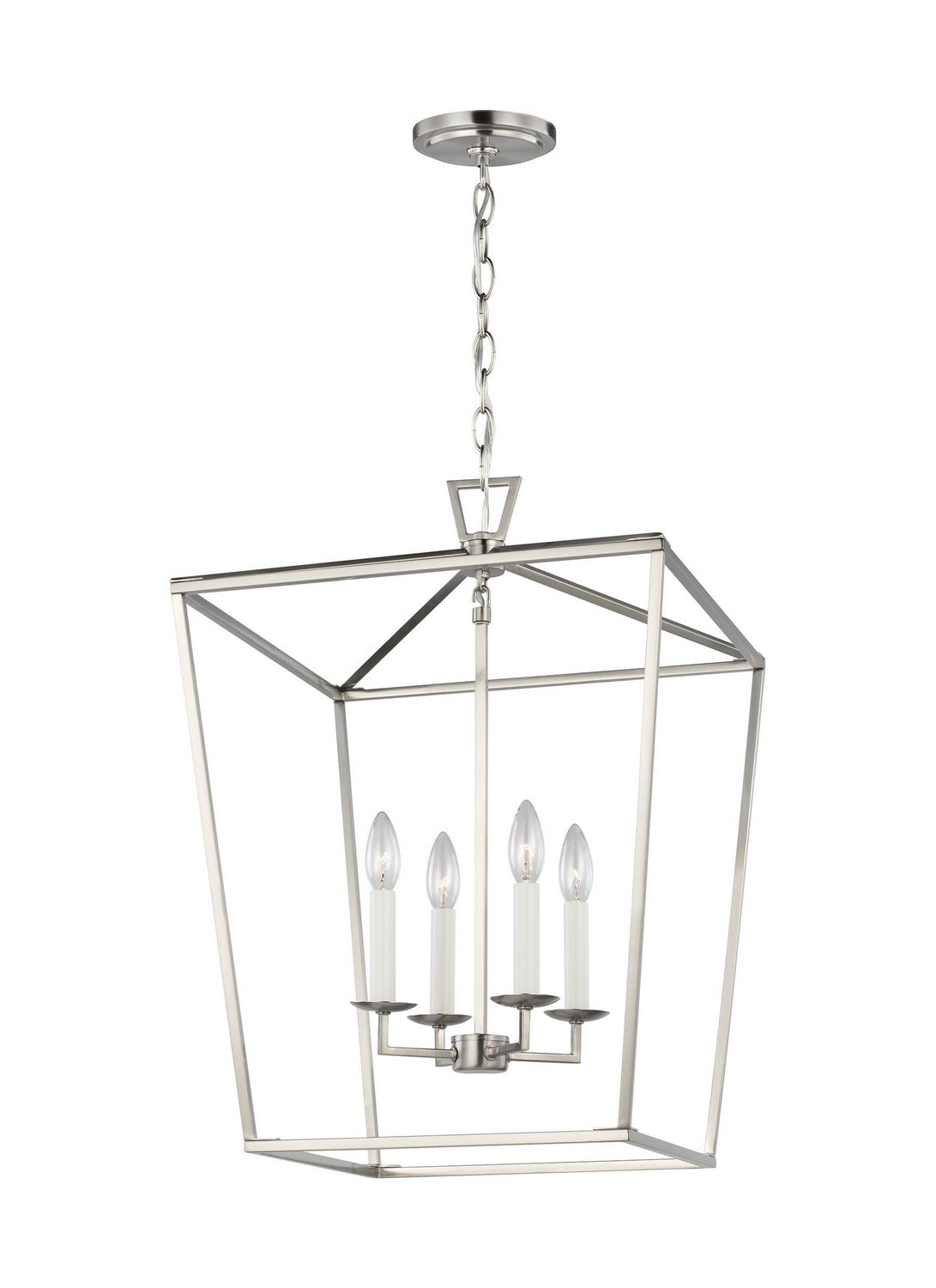 Visual Comfort Studio - 5392604EN-962 - Four Light Lantern - Dianna - Brushed Nickel