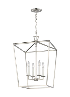 Visual Comfort Studio - 5392604EN-962 - Four Light Lantern - Dianna - Brushed Nickel