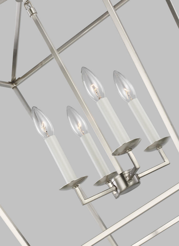Visual Comfort Studio - 5392604EN-962 - Four Light Lantern - Dianna - Brushed Nickel