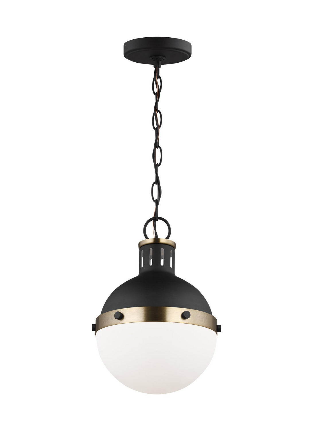 Visual Comfort Studio - 6177101-112 - One Light Mini Pendant - Hanks - Midnight Black