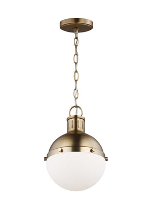 Visual Comfort Studio - 6177101-848 - One Light Mini Pendant - Hanks - Satin Brass