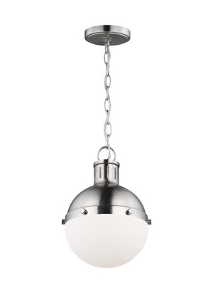 Visual Comfort Studio - 6177101-962 - One Light Mini Pendant - Hanks - Brushed Nickel