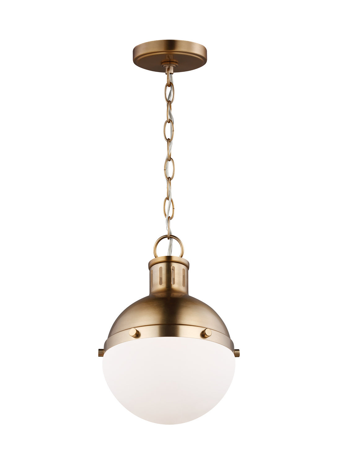 Visual Comfort Studio - 6177101EN3-848 - One Light Mini Pendant - Hanks - Satin Brass