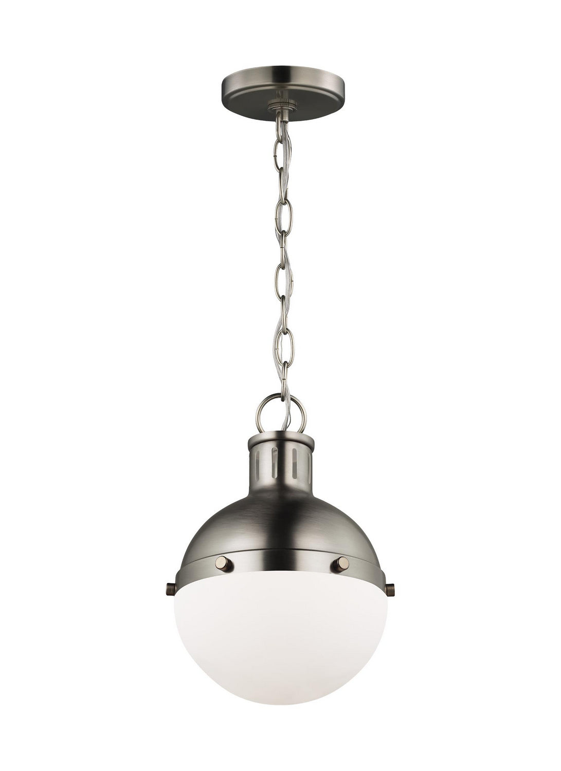 Visual Comfort Studio - 6177101EN3-965 - One Light Mini Pendant - Hanks - Antique Brushed Nickel