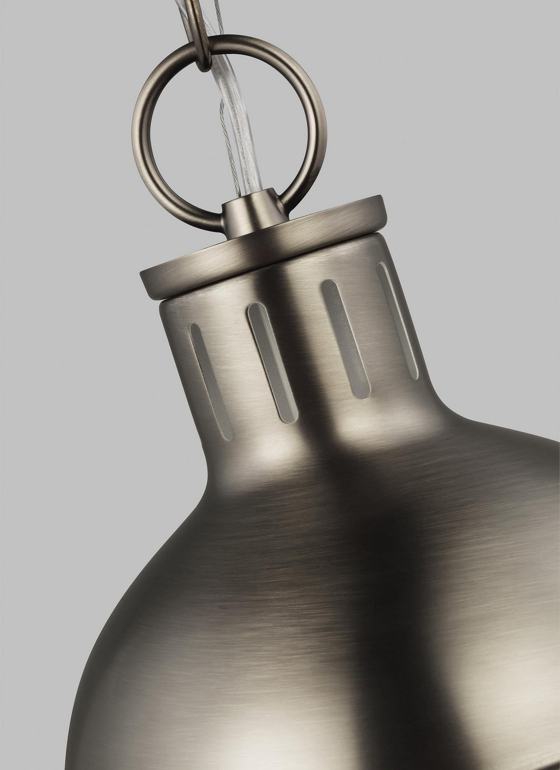 Visual Comfort Studio - 6177101EN3-965 - One Light Mini Pendant - Hanks - Antique Brushed Nickel