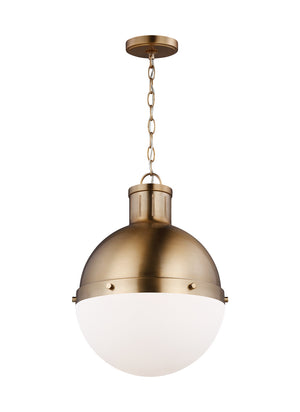 Visual Comfort Studio - 6577101EN3-848 - One Light Pendant - Hanks - Satin Brass