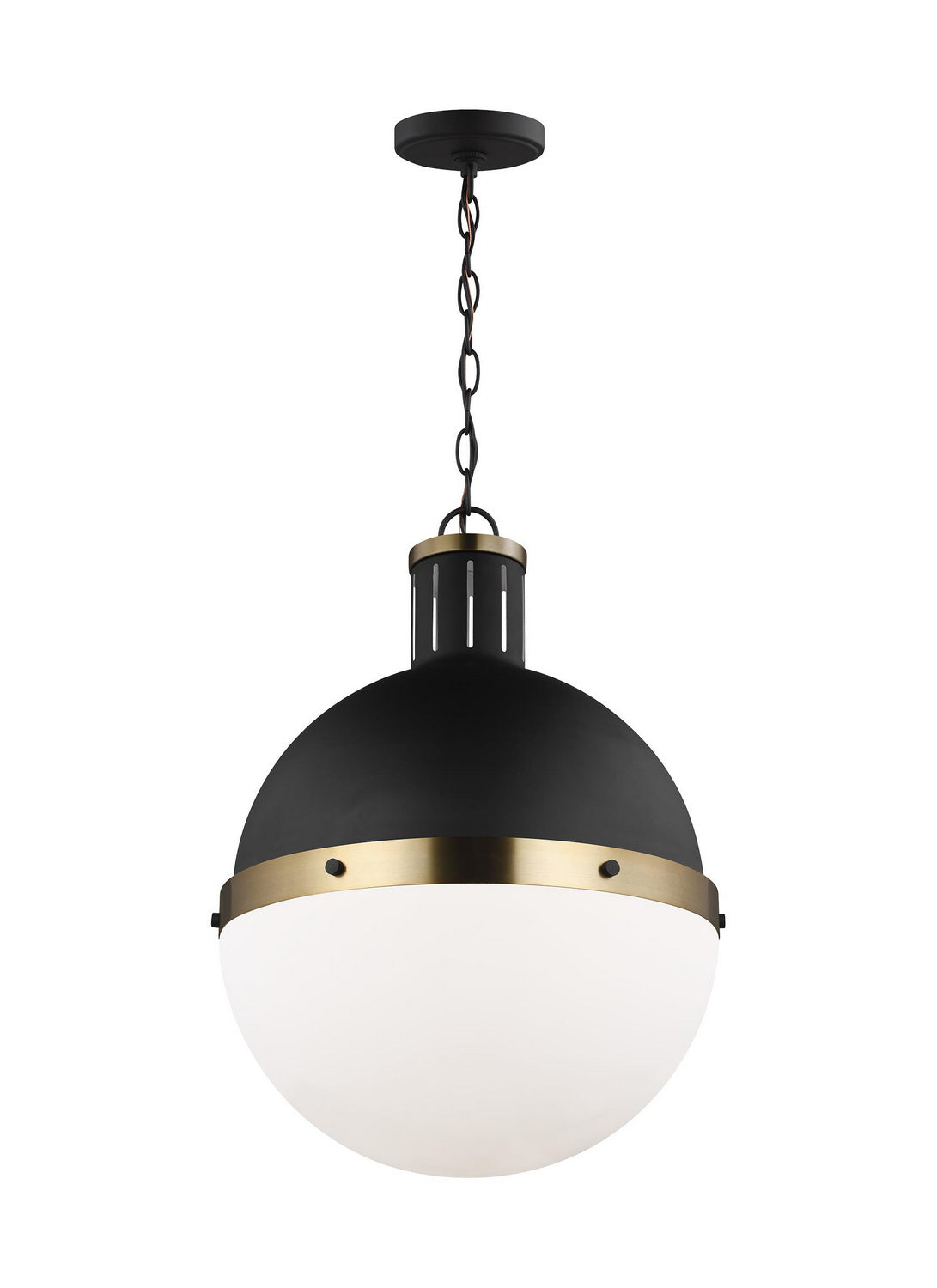 Visual Comfort Studio - 6677101-112 - One Light Pendant - Hanks - Midnight Black