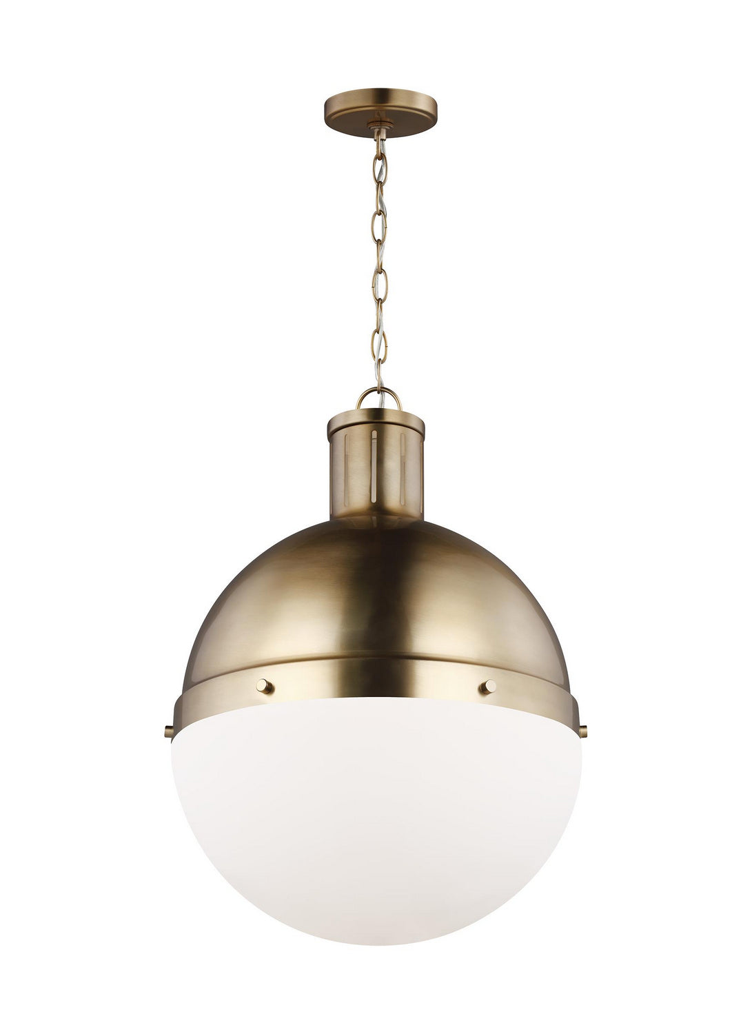 Visual Comfort Studio - 6677101-848 - One Light Pendant - Hanks - Satin Brass