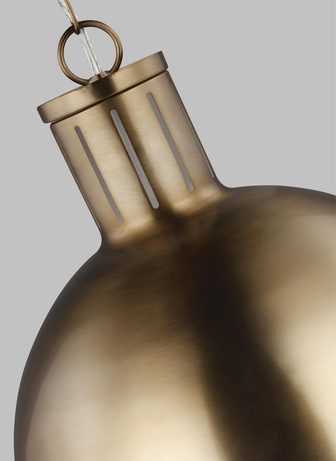 Visual Comfort Studio - 6677101-848 - One Light Pendant - Hanks - Satin Brass