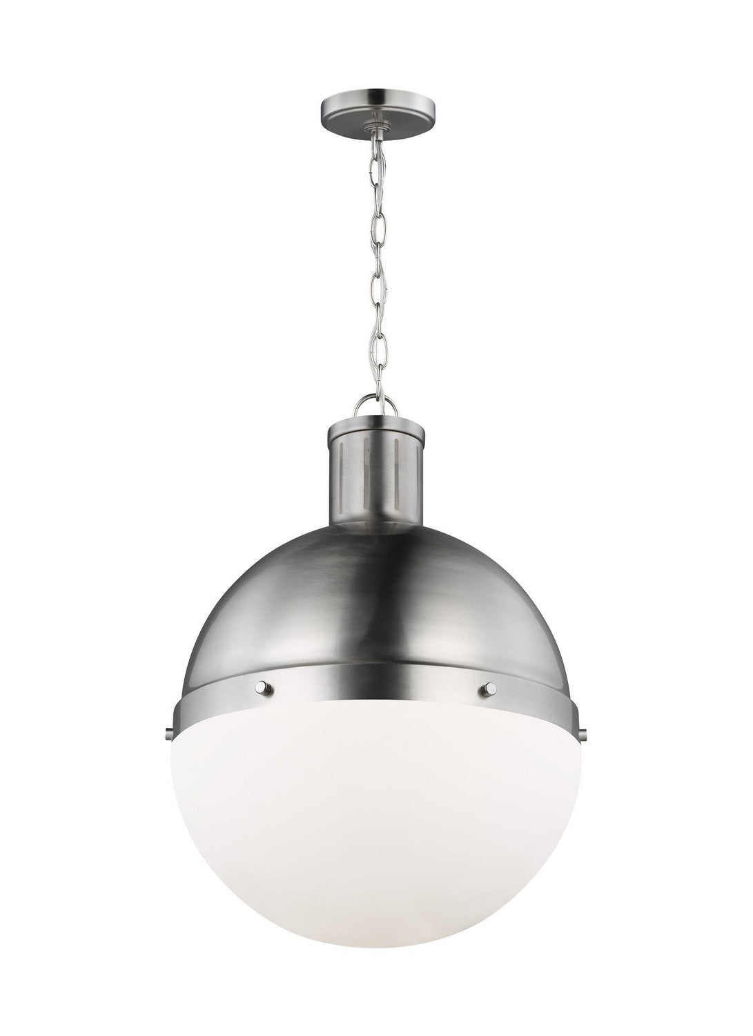 Visual Comfort Studio - 6677101-962 - One Light Pendant - Hanks - Brushed Nickel