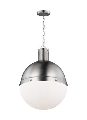 Visual Comfort Studio - 6677101-962 - One Light Pendant - Hanks - Brushed Nickel