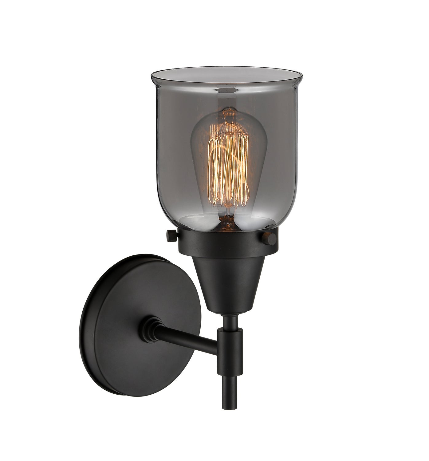 Innovations - 447-1W-BK-G53 - One Light Wall Sconce - Caden - Matte Black