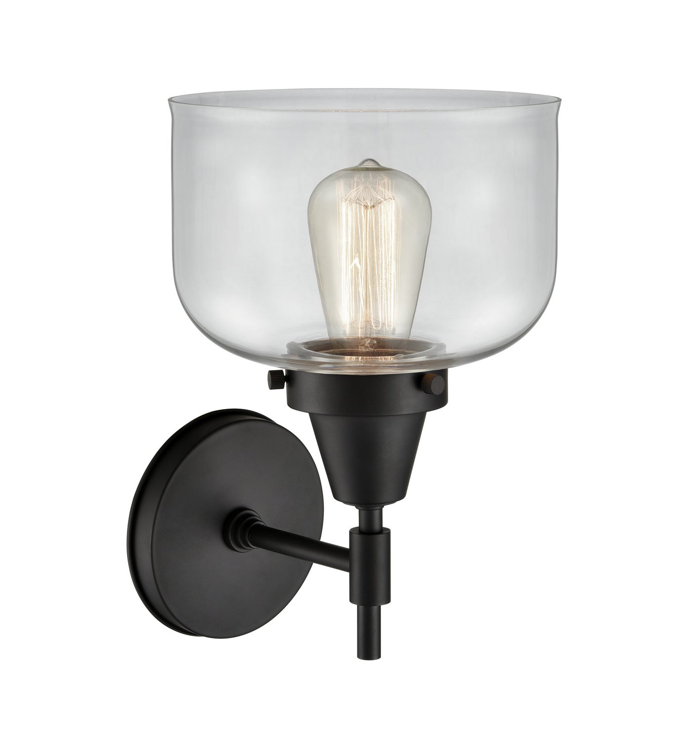 Innovations - 447-1W-BK-G72 - One Light Wall Sconce - Caden - Matte Black