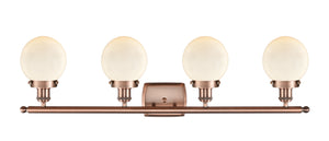 Innovations - 916-4W-AC-G201-6 - Four Light Bath Vanity - Ballston Urban - Antique Copper