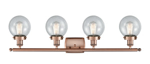 Innovations - 916-4W-AC-G204-6 - Four Light Bath Vanity - Ballston Urban - Antique Copper