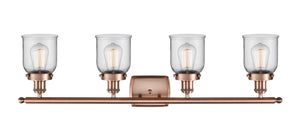 Innovations - 916-4W-AC-G52 - Four Light Bath Vanity - Ballston Urban - Antique Copper