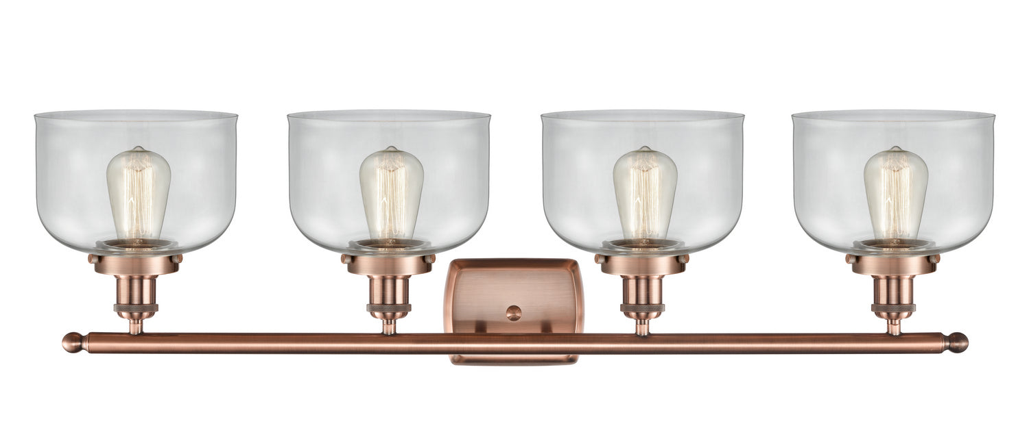 Innovations - 916-4W-AC-G72 - Four Light Bath Vanity - Ballston Urban - Antique Copper