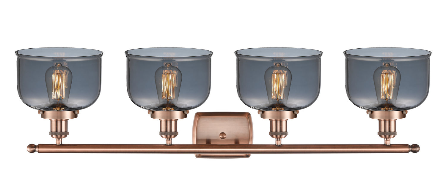 Innovations - 916-4W-AC-G73 - Four Light Bath Vanity - Ballston Urban - Antique Copper