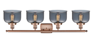 Innovations - 916-4W-AC-G73 - Four Light Bath Vanity - Ballston Urban - Antique Copper